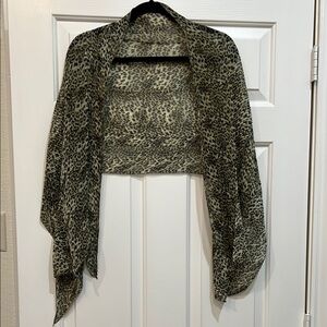 Animal Print Scarf 18” x 66” Unstretched